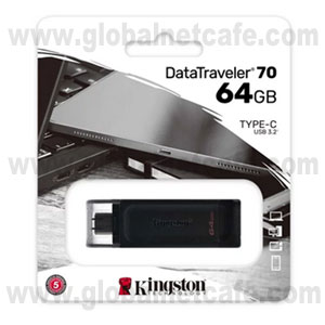 MEMORIA  USB-C     64GB  KINGSTON DATATRAVELER 70 100% Nuevo