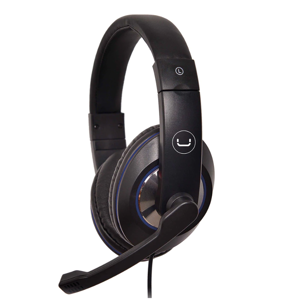 AUDIFONO CON MICROFONO  DIADEMA UNNO TEKNO 3.5MM HS7212BL ACE12 NEGRO 100% Nuevo