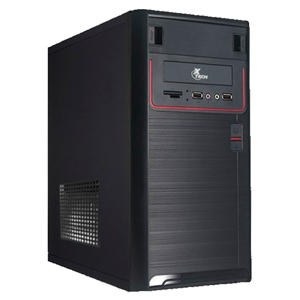 CASE XTECH MICRO TORRE XTQ-100 CON FUENTE 600W NEGRO 100% Nuevo