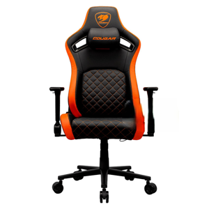 SILLA GAMING COUGAR DEFENSOR NEGRO NARANJA 100% Nuevo