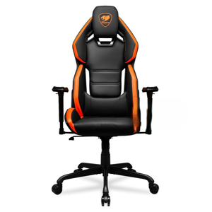 SILLA GAMING COUGAR HOTROD NEGRO NARANJA 100% Nuevo