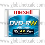 DVD-RW MAXELL REGRABABLE 2X 4.7GB 100% Nuevo